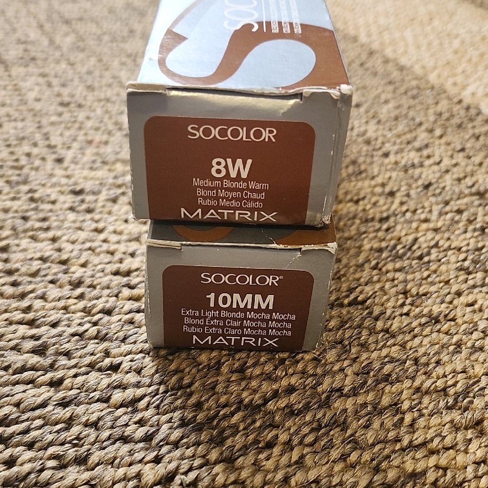 Matrix SOCOLOR Hair Dye 8W and 10MM